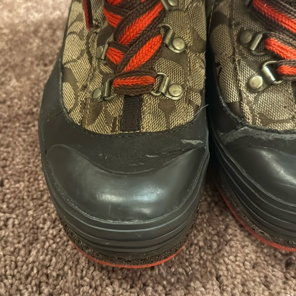Coach winter boots. Size 7.5M. Above the calf. - Picture 8 of 13